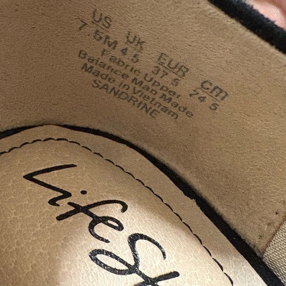 Life Stride Black T-Strap Heels - Picture 2 of 7